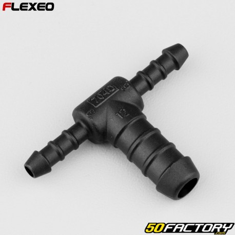 Ã˜6-6-12 mm Flexeo T-hose fitting black