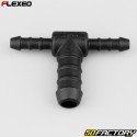 Ã˜6-6-12 mm Flexeo T-mangueira encaixe preto