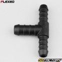 Ã˜10-10-12 mm Raccordo a T Flexeo nero