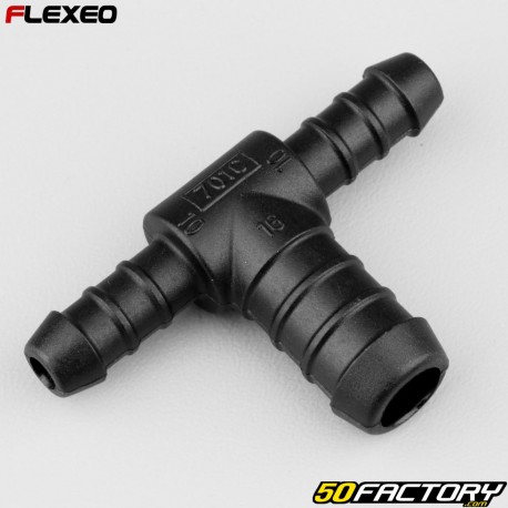 Racor para manguera Flexeo T Ø10-10-16 mm negro