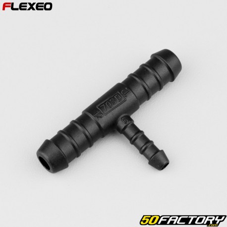 Racor para manguera Flexeo T Ø12-12-6 mm negro