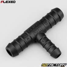 T-hose connector Ø14-14-10 mm Flexeo black