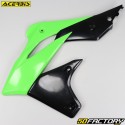 Carenados delanteros Kawasaki KXF XNUMX (XNUMX - XNUMX) Acerbis  verde y negro