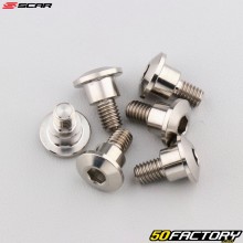 Parafusos de titânio para protetores de garfo Yamaha  YZ, YZF XNUMX, XNUMX ... Scar  (lote de XNUMX)