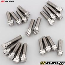 Front axle titanium hardware KTM EXC 250 (2016 - 2018), EXC-F 350 (since 2016)... Scar (Kit)