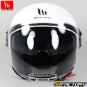 Jet helmet MT Helmets Viathe SV S Solid X0 white