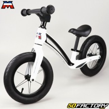 Bicicleta sin pedales Motobecane Roadie de 12 pulgadas blanca