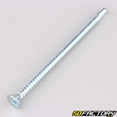 Self-drilling screw 4.8x75 mm countersunk Phillips head (per unit)