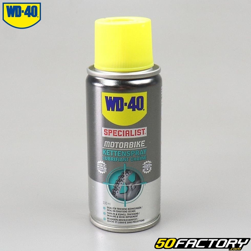 Lubrifiant chaîne de moto WD40 400 ml