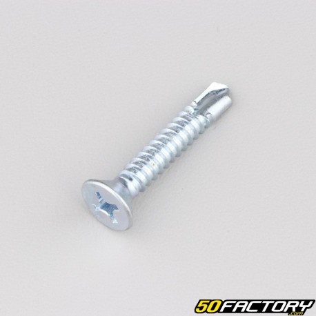 Tornillo autotaladrante cabeza Phillips avellanada de 6.3x38 mm (por unidad)