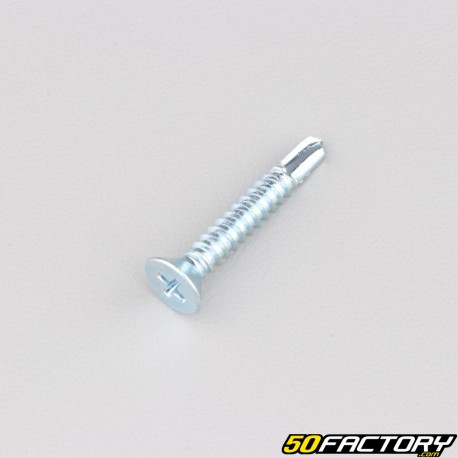 Tornillo autotaladrante cabeza Phillips avellanada de 4.8x32 mm (por unidad)