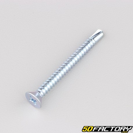 Tornillo autotaladrante cabeza Phillips avellanada de 4.8x50 mm (por unidad)