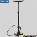 Ã˜32mm Foot Inflator Pump with Beto Pressure Gauge EZ Head yellow