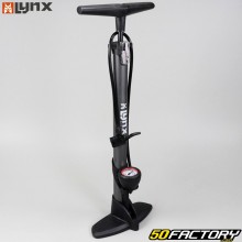 Foot inflation pump ØXNUMX mm with pressure gauge Lynx gray