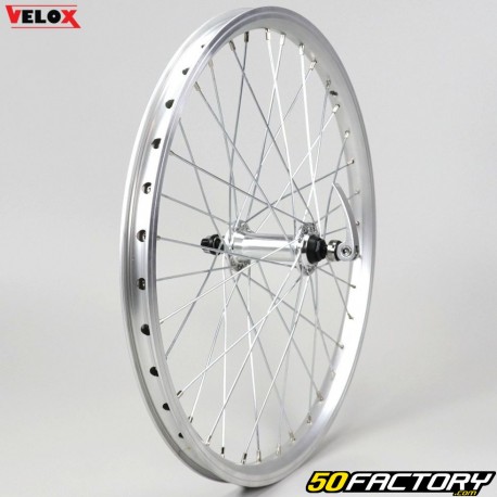 Ruota anteriore per bicicletta 20 &quot;(19-406) Velox Mach1 ER-10 alu grigio