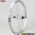 Rueda trasera de bicicleta 20&quot; (19-406) para rueda libre 5/6/7V Vélox Mach1 ER-10 alu gris