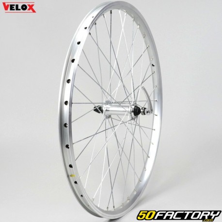 Vorderrad Fahrrad 24" (19-507) Velox Mach1 ER-10 Alu grau