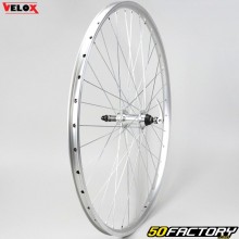 Roue arrière vélo 28" (19-622) pour roue libre 5/6/7V Vélox Mach1 ER-10 alu grise