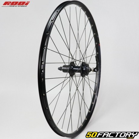 27.5&quot; (21-584) bicycle rear wheel for 8/9/10V cassette Rodi Blackrock 21 black alu