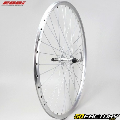 28&quot; (19-622) Bike Rear Wheel for 6/7V Rodi QR Freewheel Freegray aluminum way