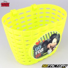 Cesta infantil delantera para bici Mickey Mouse verde