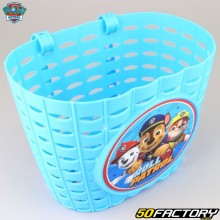 Cestino frontale bici per bambini Paw Patrol blu