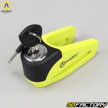 Anti-theft block disc Auvray BD22 yellow and black