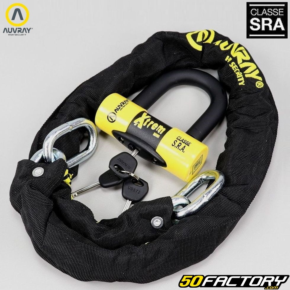 Chaîne Auvray Lasso 120 XTrem Mini SRA Noir Jaune - Chaine