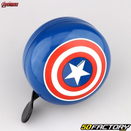 Bicycle bell Captain America children s scooter 80 mm blue