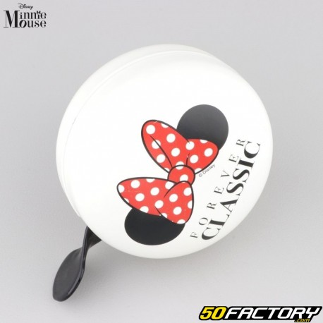 Bike bell, white Minnie Mouse children&#39;s scooter VXNUMX