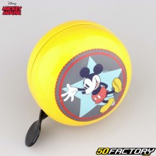 Sino de bicicleta, scooter infantil Mickey Mouse &Oslash;80 mm amarelo