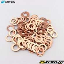 Copper drain plug gaskets Ø10x16x1.5 mm Artein (batch of 100)