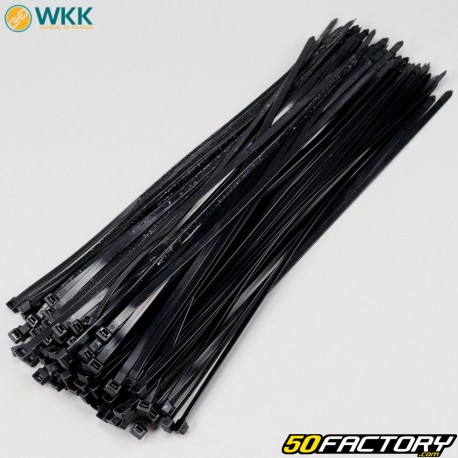 Plastic collars (rilsan) 7.6x450 mm WKK black (100 pieces)