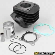 Cylindre piston fonte Ø40 mm 1PE40QMB (fixation échappement non inclinée) Keeway, TNT, Generic KSR... 50 2T (axe Ø12mm)