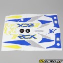 Decoration  kit Peugeot 103 RCX LC blue and yellow