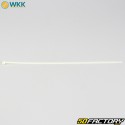 Colliers plastique (rilsan) 7.6x450 mm WKK blancs (100 pièces)