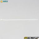 Colliers plastique (rilsan) 7.6x370 mm WKK blancs (100 pièces)