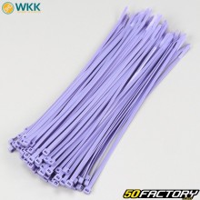 Plastic collars (rilsan) 4.8x300 mm WKK purple (100 pieces)