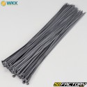 Plastic collars (rilsan) 4.8x430 mm WKK gray (100 pieces)