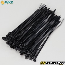 Plastic collars (rilsan) 4.8x160 mm WKK black (100 pieces)