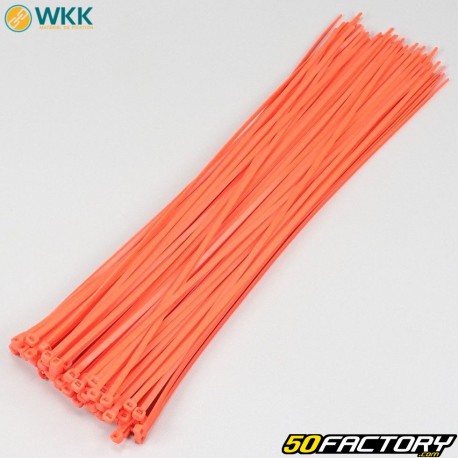 Plastic collars (rilsan) 4.8x430 mm WKK oranges (100 pieces)