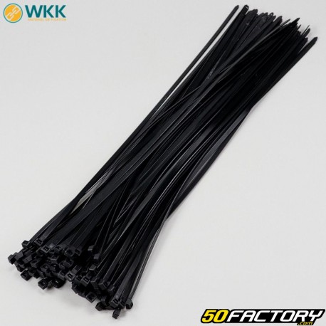 Plastic collars (rilsan) 7.6x615 mm WKK black (100 pieces)