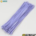 Plastic collars (rilsan) 3.6x300 mm WKK purple (100 pieces)