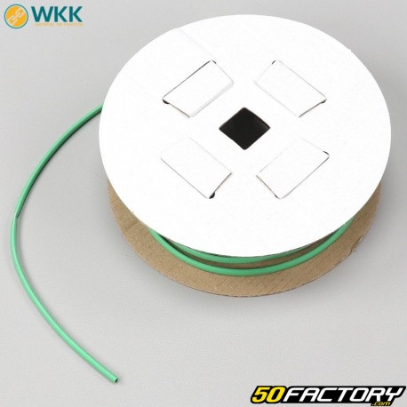 Heat shrink tubing Ø2.4-1.2 mm WKK green (10 meters)