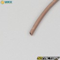 Heat shrink tubing Ø2.4-1.2 mm WKK brown (10 meters)