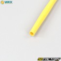 Gaine thermo-rétractable Ø6.4-3.2 mm WKK jaune (5 mètres)