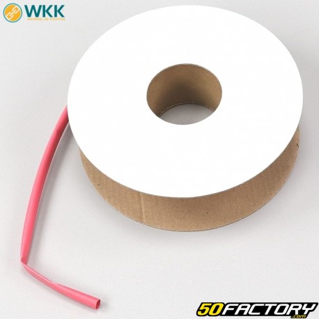 Heat shrink tubing Ø6.4-3.2 mm WKK red (5 meters)