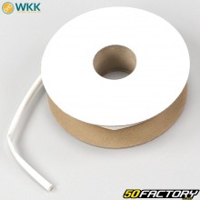 Tubo termorretrátil Ø6.4-3.2 mm WKK branco (5 metros)