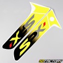 Dekor kit Peugeot  XNUMX SPX  Phase XNUMX gelb und schwarz