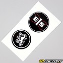 Decoration  kit Peugeot 103 SPX phase 2 red and black